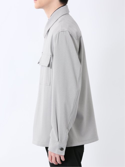 ヘリンボン シャツアウター