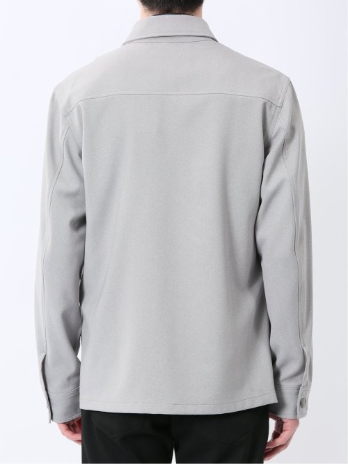 ヘリンボン シャツアウター