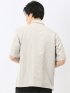 ペイズリー ジャガード レギュラーカラー 半袖 シャツ