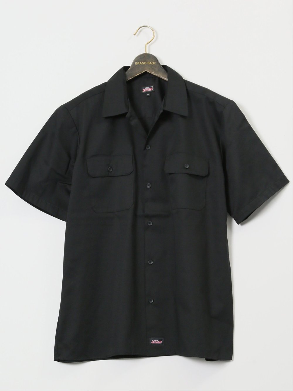 【大きいサイズ】ジュニュイン ディッキーズ/Genuine Dickies 半袖ツイル ワークシャツ