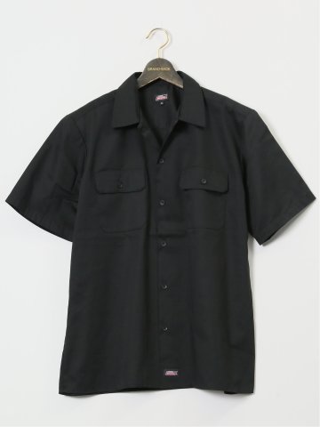 【大きいサイズ】ジュニュイン ディッキーズ/Genuine Dickies 半袖ツイル ワークシャツ