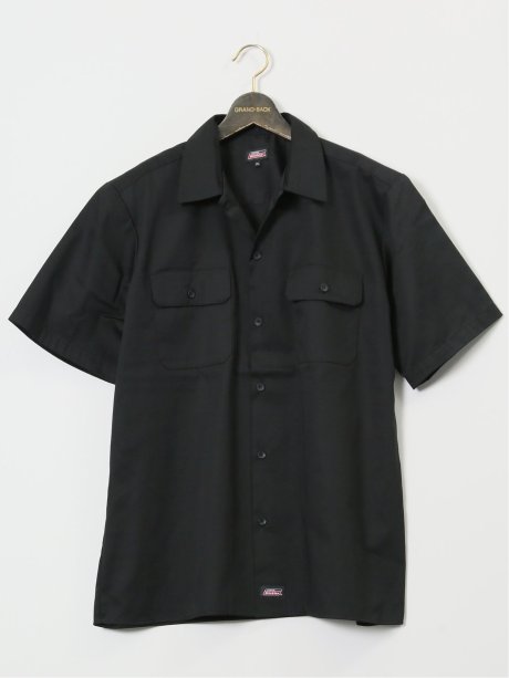 【大きいサイズ】ジュニュイン ディッキーズ/Genuine Dickies 半袖ツイル ワークシャツ