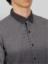 ジャガードグラデーション レギュラーカラー長袖シャツ