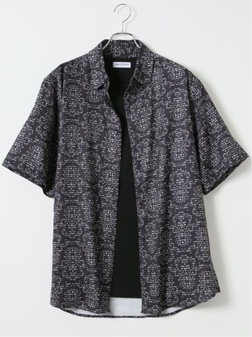 【大きいサイズ】ルイシャブロン/LOUIS CHAVLON 半袖 シャツ & 半袖 Ｔシャツ アンサンブル