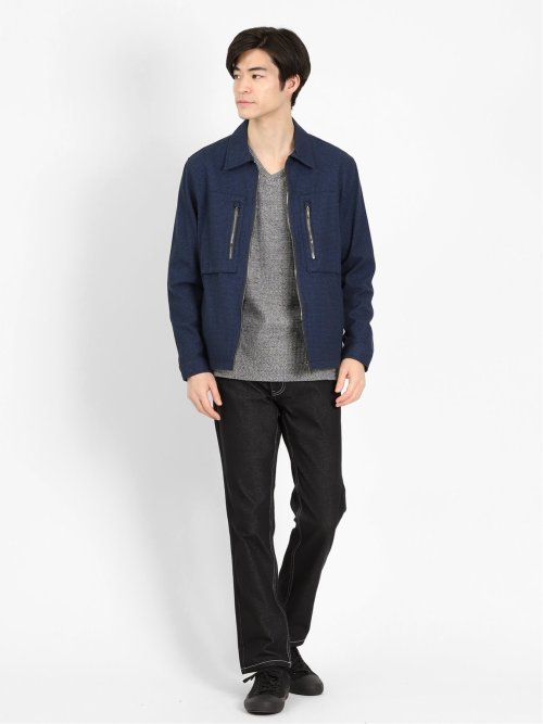 コットンジャガード シャツアウター