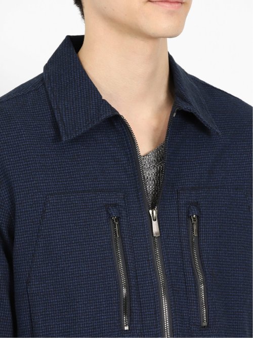 コットンジャガード シャツアウター