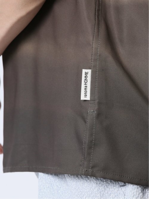 グラデーション オープンカラー半袖シャツ