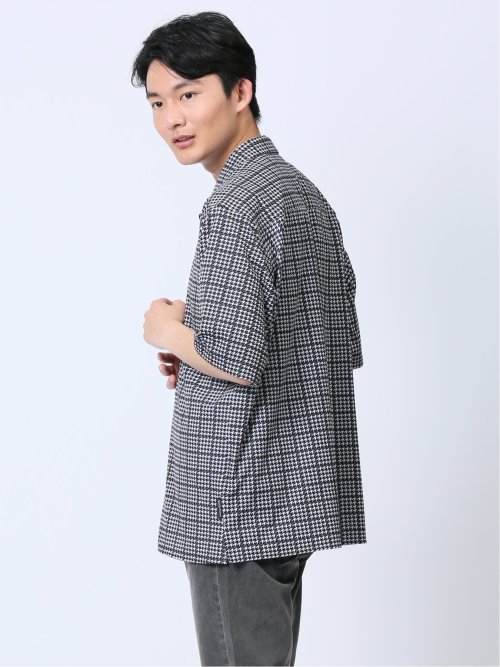 デジタルプリント オープンカラー半袖シャツ