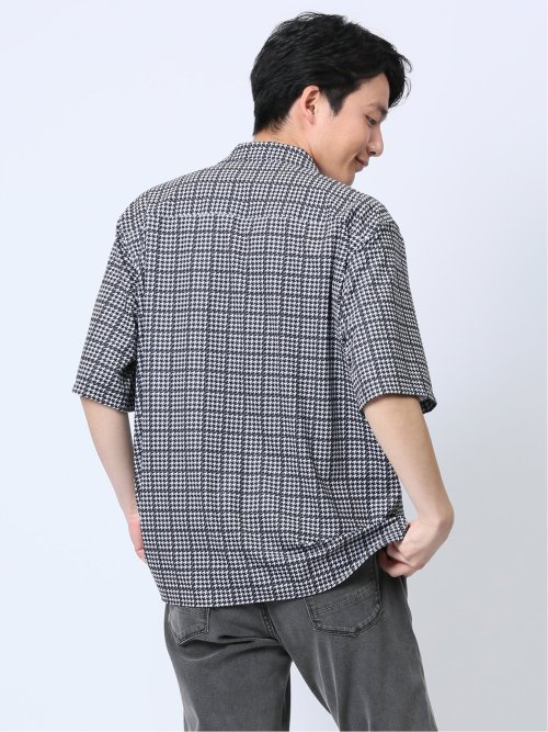 デジタルプリント オープンカラー半袖シャツ