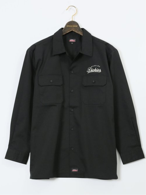 【大きいサイズ】ジュニュイン ディッキーズ/Genuine Dickies 綿混ツイル ワークシャツ