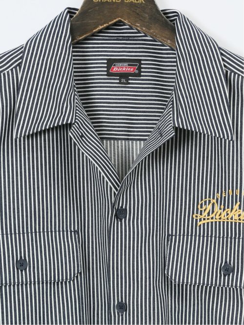 【大きいサイズ】ジュニュイン ディッキーズ/Genuine Dickies 綿混ツイル ワークシャツ