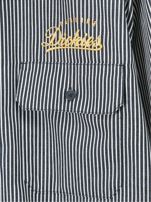 【大きいサイズ】ジュニュイン ディッキーズ/Genuine Dickies 綿混ツイル ワークシャツ
