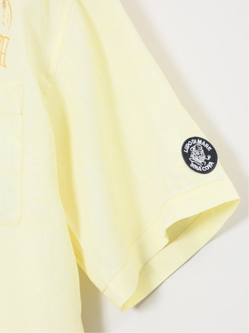 【大きいサイズ】シナコバ/SINA COVA 麻 レギュラーカラー半袖シャツ