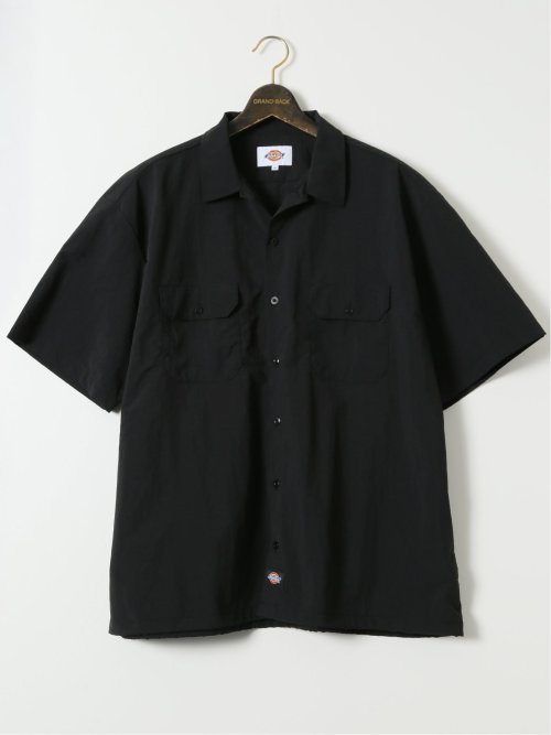 大きいサイズ】ディッキーズ/Dickies ナイロン 半袖 ワーク シャツ