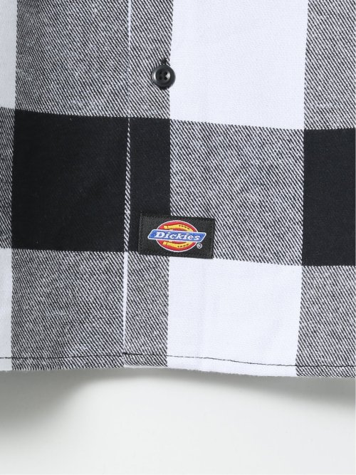 【大きいサイズ】ディッキーズ シャツ メンズ 長袖 フランネル 綿 コットン レギュラーカラー ブロックチェック