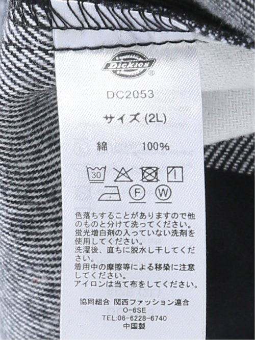 【大きいサイズ】ディッキーズ シャツ メンズ 長袖 フランネル 綿 コットン レギュラーカラー ブロックチェック