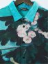 【大きいサイズ】デシグアル/Desigual 静物画風 レギュラーカラー長袖シャツ