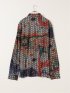 シャツ 長袖 メンズ 大きいサイズ レーヨン混 レギュラーカラー 刺繍 マルチカラー デシグアル/Desigual