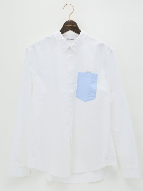 大きいサイズ】デシグアル/Desigual ポケット プレーンカラー長袖