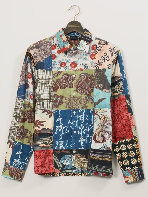 【大きいサイズ】デシグアル/Desigual エキゾチック総柄 長袖シャツ