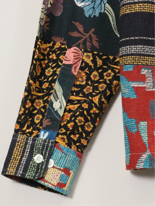 【大きいサイズ】デシグアル/Desigual エキゾチック総柄 長袖シャツ