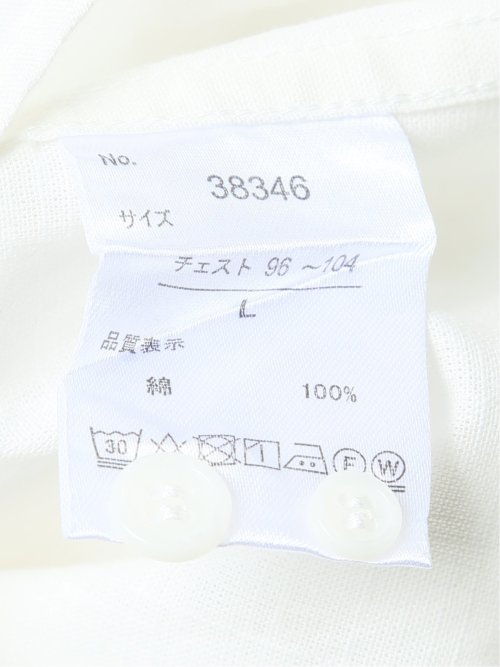 綿シャンブレー ボタンダウン半袖シャツ