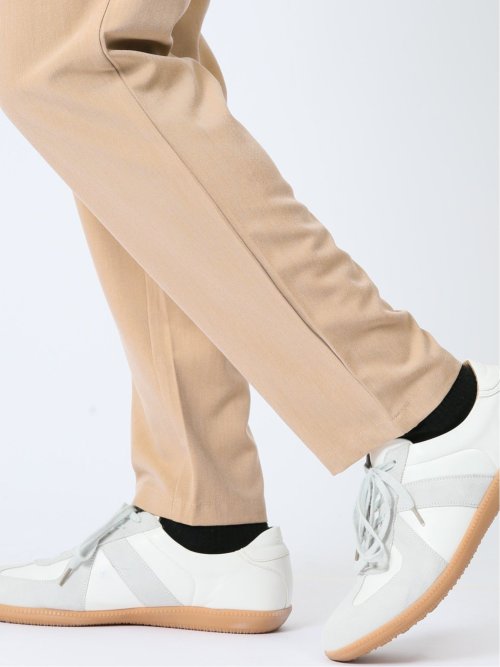 ストレッチ シャンブレーツイル イージーパンツ(セットアップ可能)