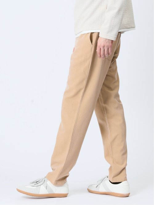 ストレッチ シャンブレーツイル イージーパンツ(セットアップ可能)