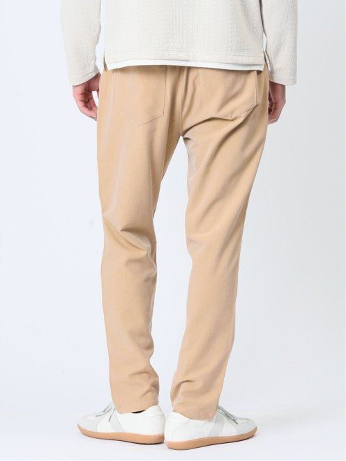 ストレッチ シャンブレーツイル イージーパンツ(セットアップ可能)