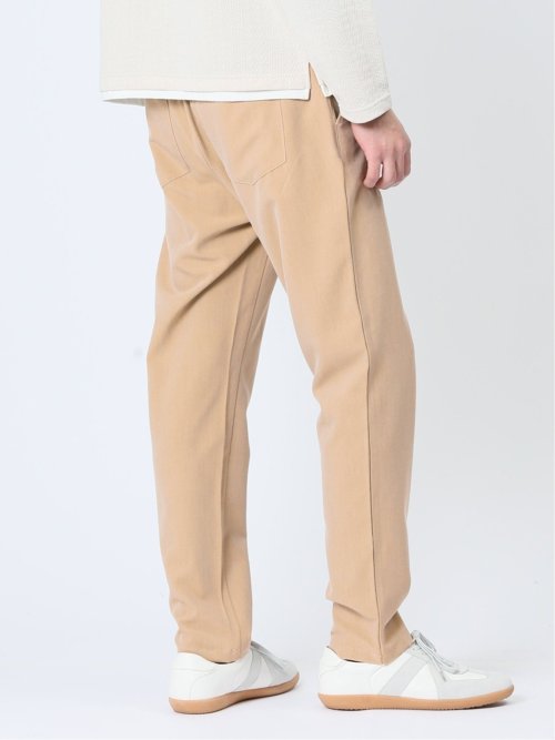 ストレッチ シャンブレーツイル イージーパンツ(セットアップ可能)