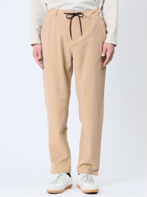 ストレッチ シャンブレーツイル イージーパンツ(セットアップ可能)