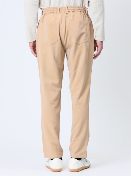 ストレッチ シャンブレーツイル イージーパンツ(セットアップ可能)