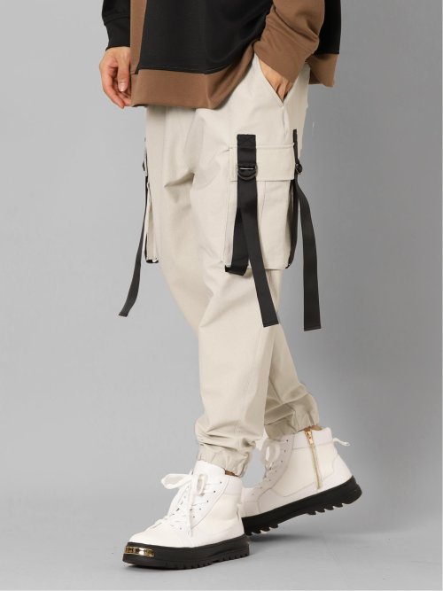 ストレッチ ミリタリーカーゴパンツ