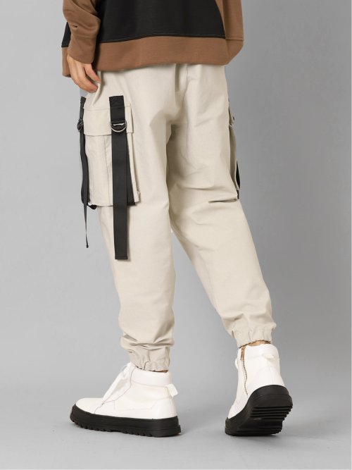 ストレッチ ミリタリーカーゴパンツ