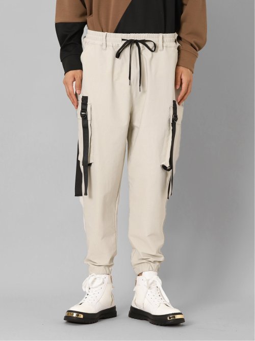 ストレッチ ミリタリーカーゴパンツ