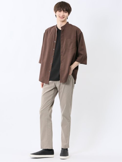 クロスストレッチ+クール スリムパンツ ツイル