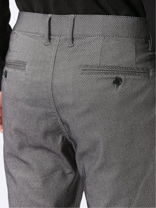 パンツ メンズ ストレッチ スリム トラウザー テーパード カルゼ クロスストレッチ