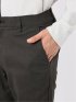 パンツ メンズ ストレッチ スリム トラウザー テーパード カルゼ クロスストレッチ