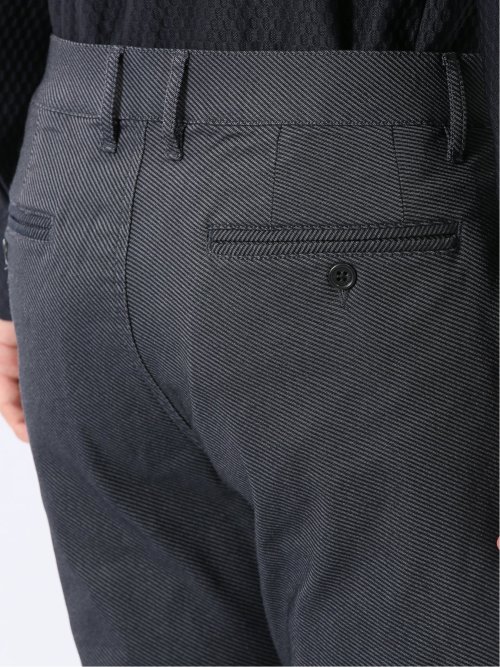 パンツ メンズ ストレッチ スリム トラウザー テーパード カルゼ クロスストレッチ