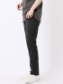 パンツ メンズ ストレッチ 接触冷感 スリム 5ポケット テーパード ピケ クロスストレッチ + クール