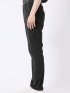 パンツ メンズ ストレッチ 接触冷感 スリム 5ポケット テーパード ピケ クロスストレッチ + クール