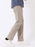 パンツ メンズ ストレッチ 接触冷感 スリム 5ポケット テーパード ピケ クロスストレッチ + クール