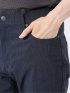 接触冷感 クロス ストレッチ + クール スリム 5ポケット テーパード パンツ ピケ メンズ