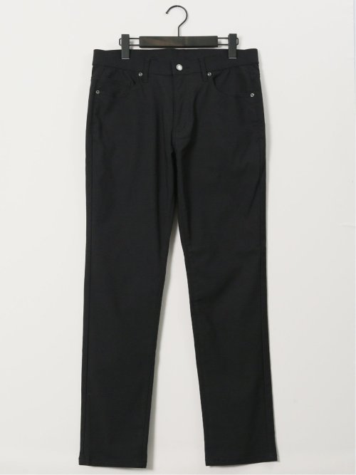 クロスストレッチ スリムパンツ ジャガード