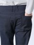 クロスストレッチ スリムパンツ ヘリンボン