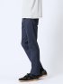クロスストレッチ スリムパンツ ヘリンボン