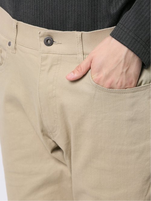 クロスストレッチ スリムパンツ スラブ