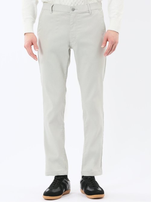 クロスストレッチ+ウォーム トラウザーパンツ ジャガード