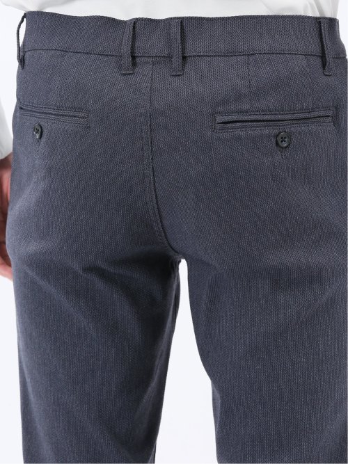 クロスストレッチ+ウォーム トラウザーパンツ ジャガード