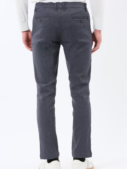 クロスストレッチ+ウォーム トラウザーパンツ ジャガード